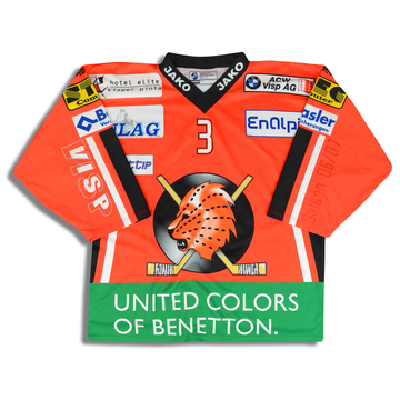 2006-07 EHC Visp Galli #3 Ochsner Jersey (Home) XL