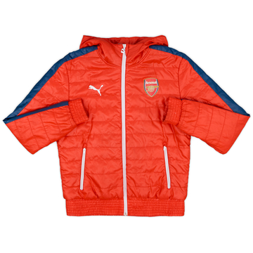 2015-16 Arsenal Puma Hooded Rain Jacket - 8/10 - (S)