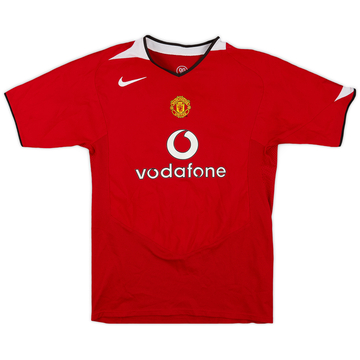 2004-06 Manchester United Home Shirt - 8/10 - (XL.Boys)
