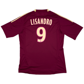 2010-11 Lyon Away Shirt Lisandro #9 - 7/10 - (XL)