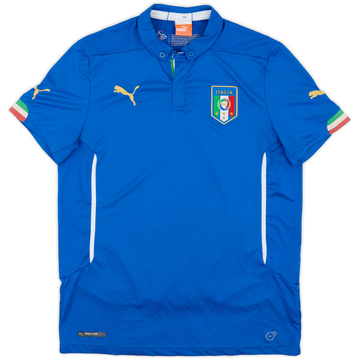 2014-15 Italy Home Shirt - 8/10 - (XL.Boys)