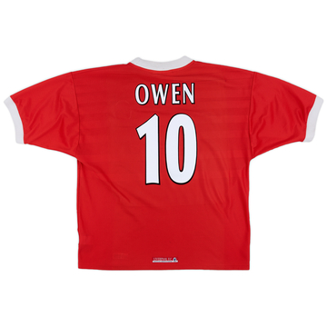 1998-00 Liverpool Home Shirt Owen #10 - 5/10 - (XL)