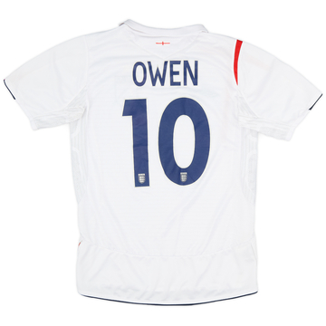 2005-07 England Home Shirt Owen #10 - 7/10 - (S)