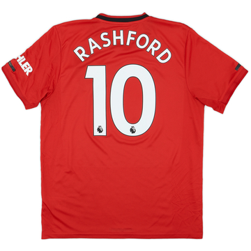 2019-20 Manchester United Home Shirt Rashford #10 - 9/10 - (L)