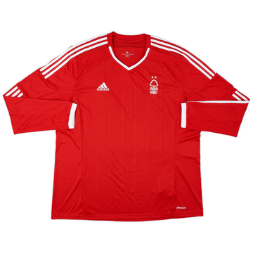 2014-15 Nottingham Forest Home L/S Shirt - 9/10 - (XXL)