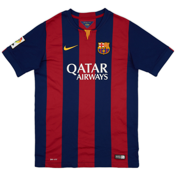 2014-15 Barcelona Home Shirt - 9/10 - (XL.Boys)