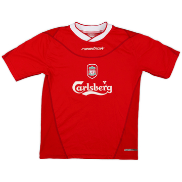 2002-04 Liverpool Home Shirt - 9/10 - (M.Boys)