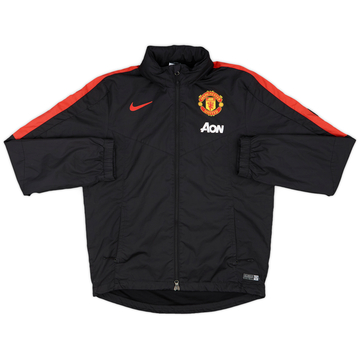 2014-15 Manchester United Nike Hooded Rain Jacket - 8/10 - (M)