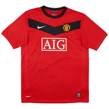 2009-10 Manchester United Home Shirt - 8/10 - (XL.Boys)