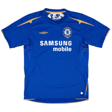 2005-06 Chelsea Centenary Home Shirt - 8/10 - (L.Boys)