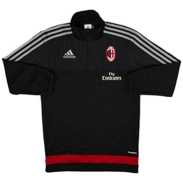2015-16 AC Milan adidas 1/4 Zip Track Jacket - 7/10 - (XS)