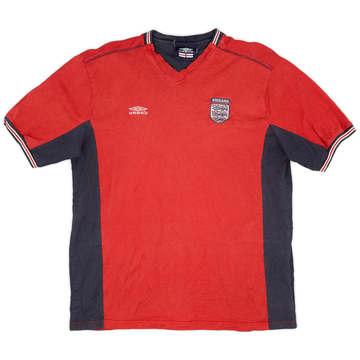2002-04 England Umbro Cotton Tee - 8/10 - (L)