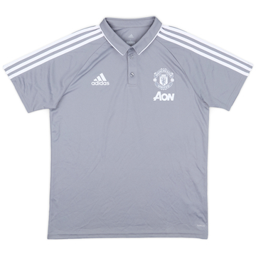 2017-18 Manchester United adidas Polo Shirt - 8/10 - (L)