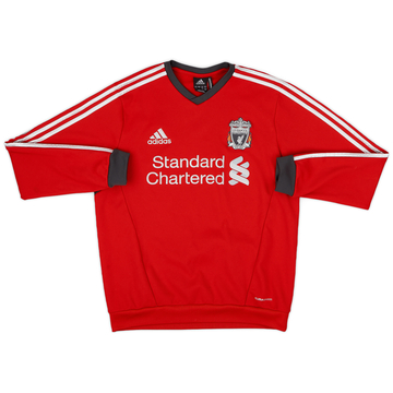 2011-12 Liverpool adidas Sweat Top - 7/10 - (S)