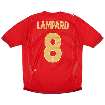 2006-08 England Away Shirt Lampard #8 - 6/10 - (M)