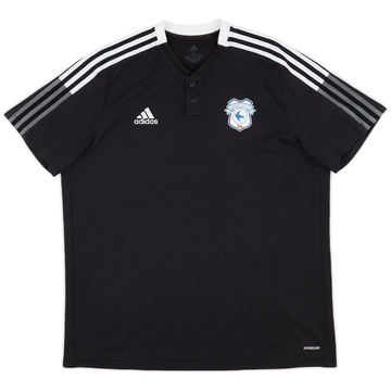 2021-22 Cardiff adidas Polo Shirt - 8/10 - (XL)