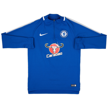 2017-18 Chelsea Nike 1/4 Zip Training Top - 9/10 - (S)