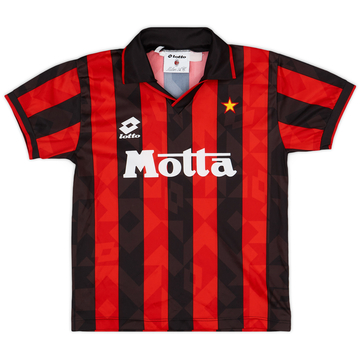 1993-94 AC Milan Home Shirt - 9/10 - (XL.Boys)