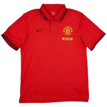 2012-13 Manchester United Nike Polo Shirt - 7/10 - (L)