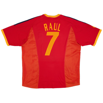 2002-04 Spain Home Shirt Raul #7ES