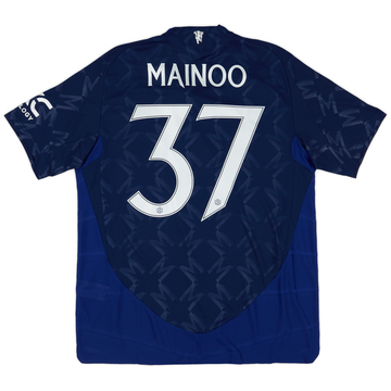 2024-25 Manchester United Authentic Away Shirt Mainoo #37