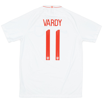 2018-19 England Home Shirt Vardy #11VS