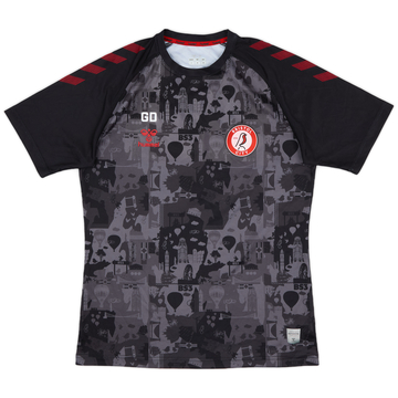 2021-22 Bristol City Hummel Staff Issue 'GD' Training Shirt GD - 8/10 - (S)
