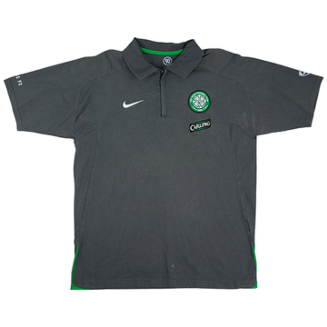 2005-06 Celtic Nike 1/4 Zip Polo Shirt - 7/10 - (L)