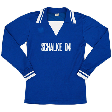 1977-78 Schalke Home L/S Shirt - 6/10 - (M)
