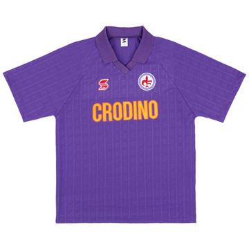 1988-89 Fiorentina ABM Reissue Home Shirt #10 (Baggio)