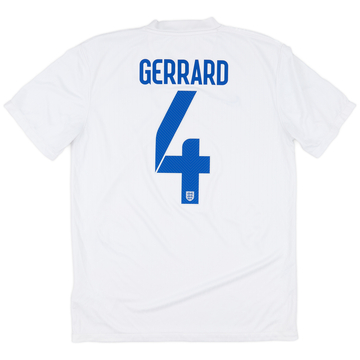 2014-15 England Home Shirt Gerrard #4 - 7/10 - (M)