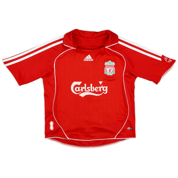 2006-08 Liverpool Home Shirt - 8/10 - (7-8 Years)