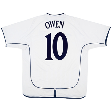 2001-03 England Home Shirt Owen #10 - 5/10 - (XXL)