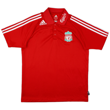 2008-09 Liverpool adidas Polo Shirt - 9/10 - (M)