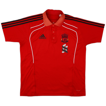 2010-11 Liverpool adidas Polo Shirt - 8/10 - (M)