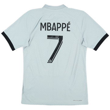2022-23 Paris Saint-Germain Authentic Away Shirt Mbappe #7 - 9/10 - (S)