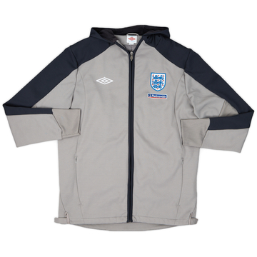 2010-11 England Umbro Hooded Track Jacket - 8/10 - (L)