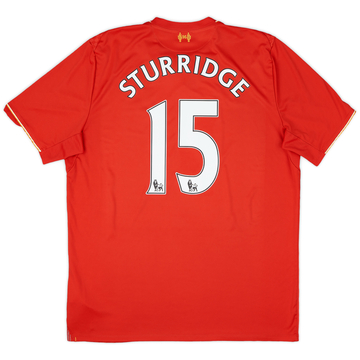 2015-16 Liverpool Home Shirt Sturridge #15 - 6/10 - (XL)