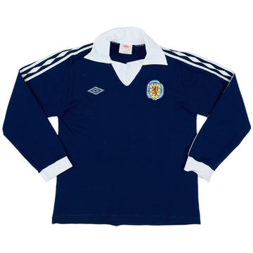 1976-79 Scotland Home L/S Shirt #7 - 7/10 - (S)