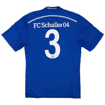 2014-16 Schalke Player Issue Home Shirt #3 - 7/10 - (L)