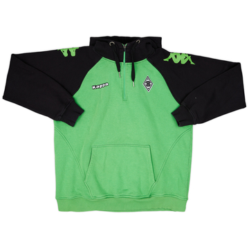 2014-15 Borussia Monchengladbach Kappa 1/4 Zip Hooded Sweat Top - 8/10 - (XXL)
