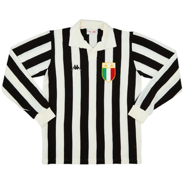 1984-85 Juventus Home L/S Shirt - 9/10 - (XL)