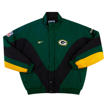 1990s Green Bay Packers Reebok Rain Coat XXL