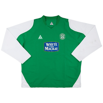 2004-05 Hibernian Home L/S Shirt - 7/10 - (3XL)