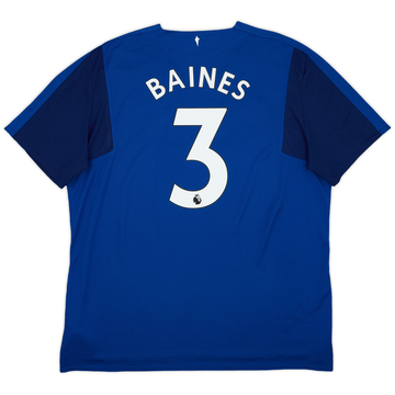 2017-18 Everton Home Shirt Baines #3 - 9/10 - (XXL)