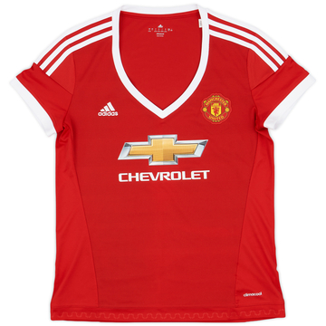 2015-16 Manchester United Home Shirt - 9/10 - (Women's L)