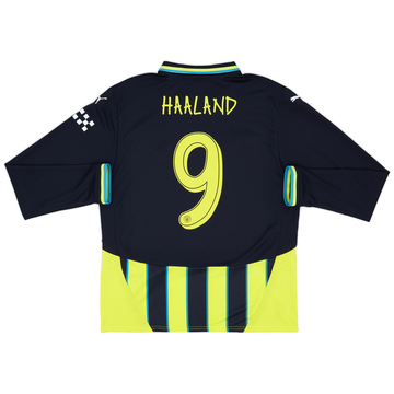 2024-25 Manchester City Away L/S Shirt Haaland #9