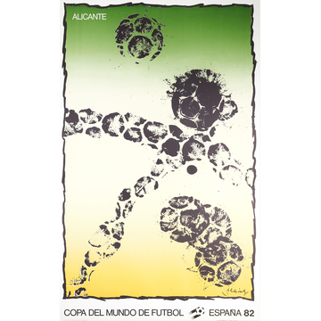 1982 Spain World Cup Original Poster (Alicante)