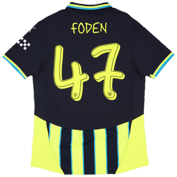 2024-25 Manchester City Authentic Away Shirt Foden #47