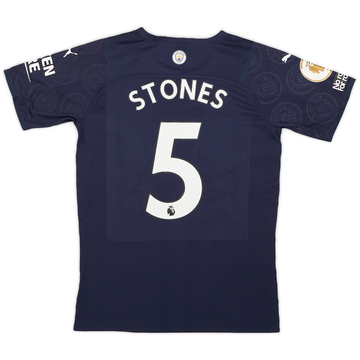 2021-22 Manchester City Match Issue Third Shirt Stones #5